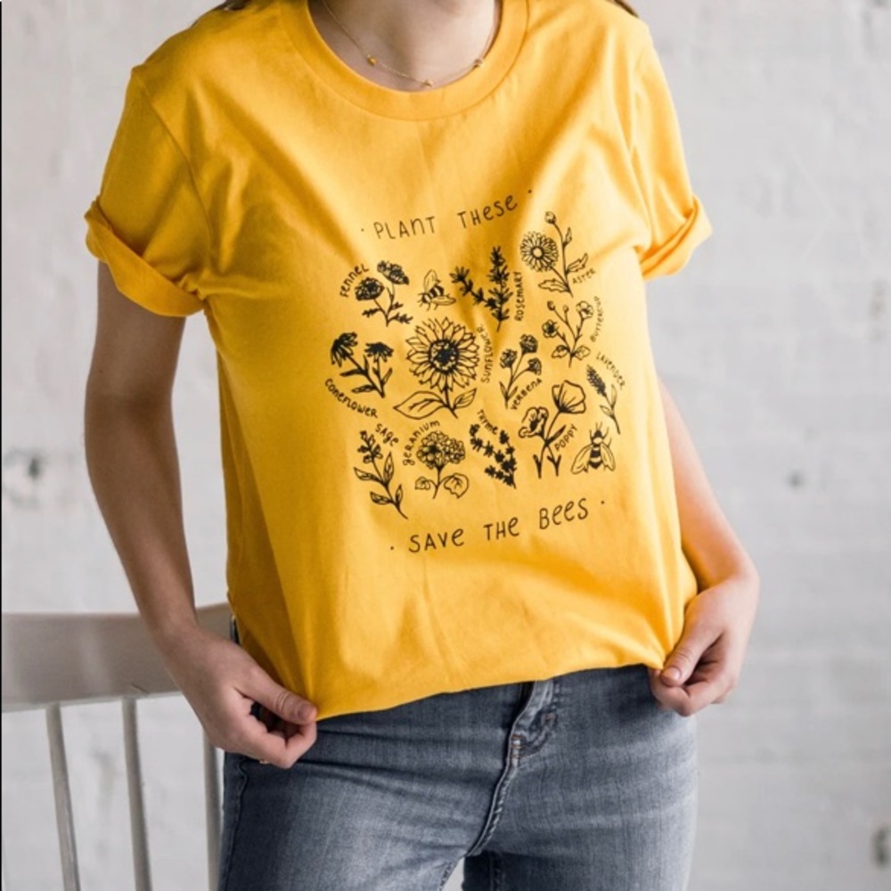 🛍 Plant These Save The Bees T-Shirt 🛍